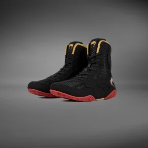 Chaussures de boxe Venum Contender - Noir/Or/Rouge