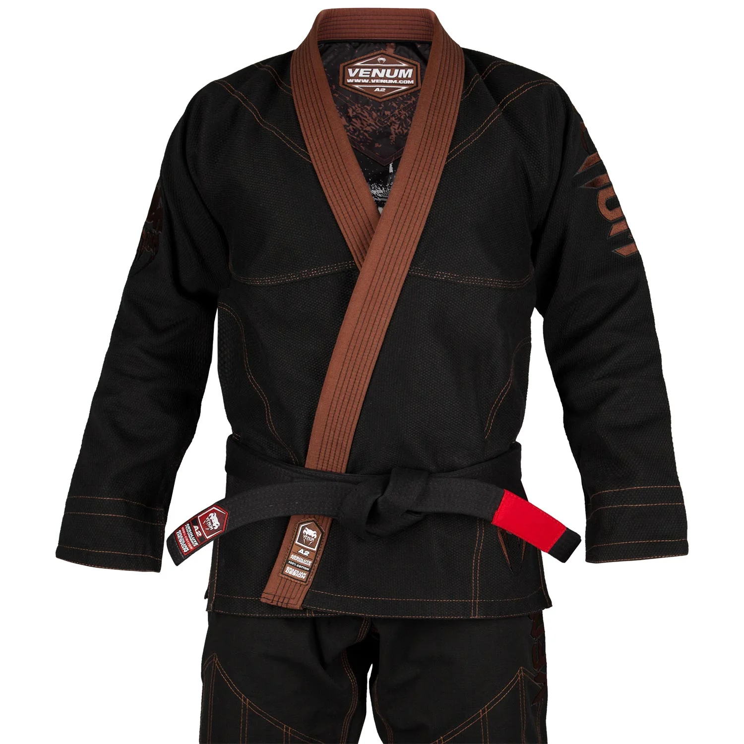 Kimono de JJB Venum Absolute Gorilla - Noir/Marron – Image 2