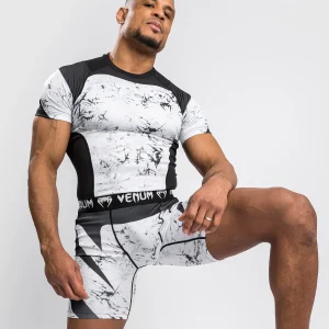 T-Shirt de Compression Venum G-Fit Marble - Manches Courtes - Marbre
