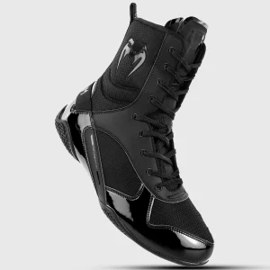 Chaussures de boxe Venum Elite - Noir/Noir