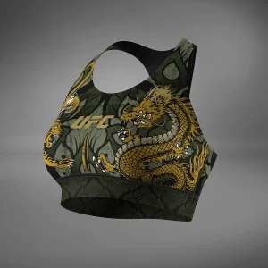 Brassière de Sport pour Femmes UFC Unrivaled by Venum Valentina Shevchenko - Vert