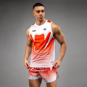 Débardeur Dry-Tech Homme Venum x RWS 2.0 – Blanc/Rouge