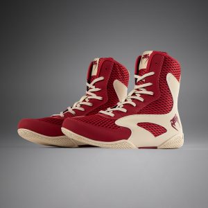 Chaussures de Boxe Venum Contender - Rouge Rubis/Ivoire