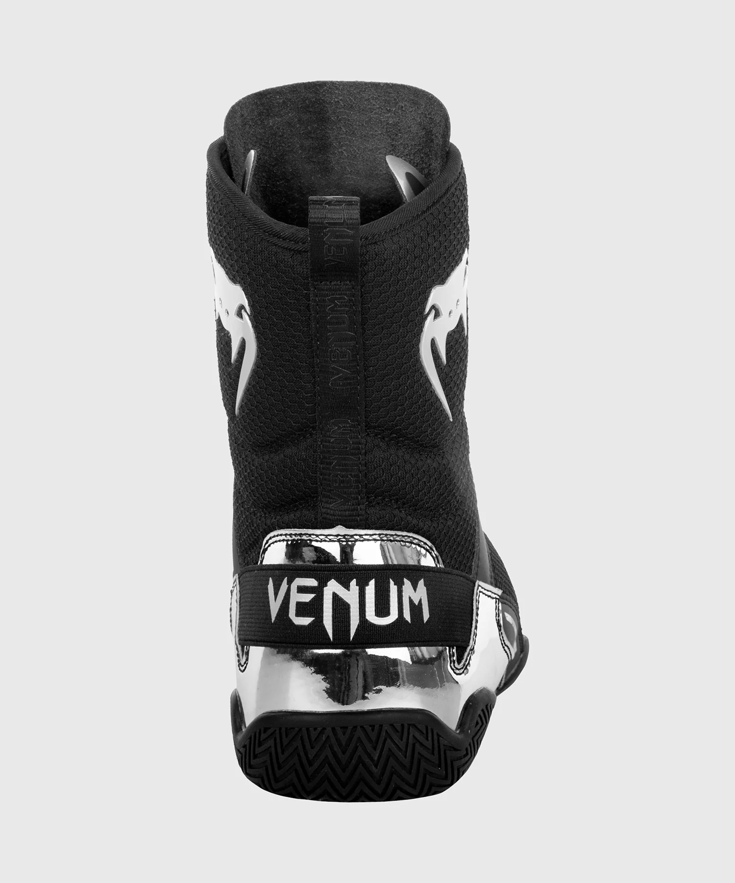 Chaussures de boxe Venum Elite - Noir/Argent – Image 7