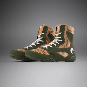Chaussures de Boxe Venum Contender - Vert Militaire/Sable