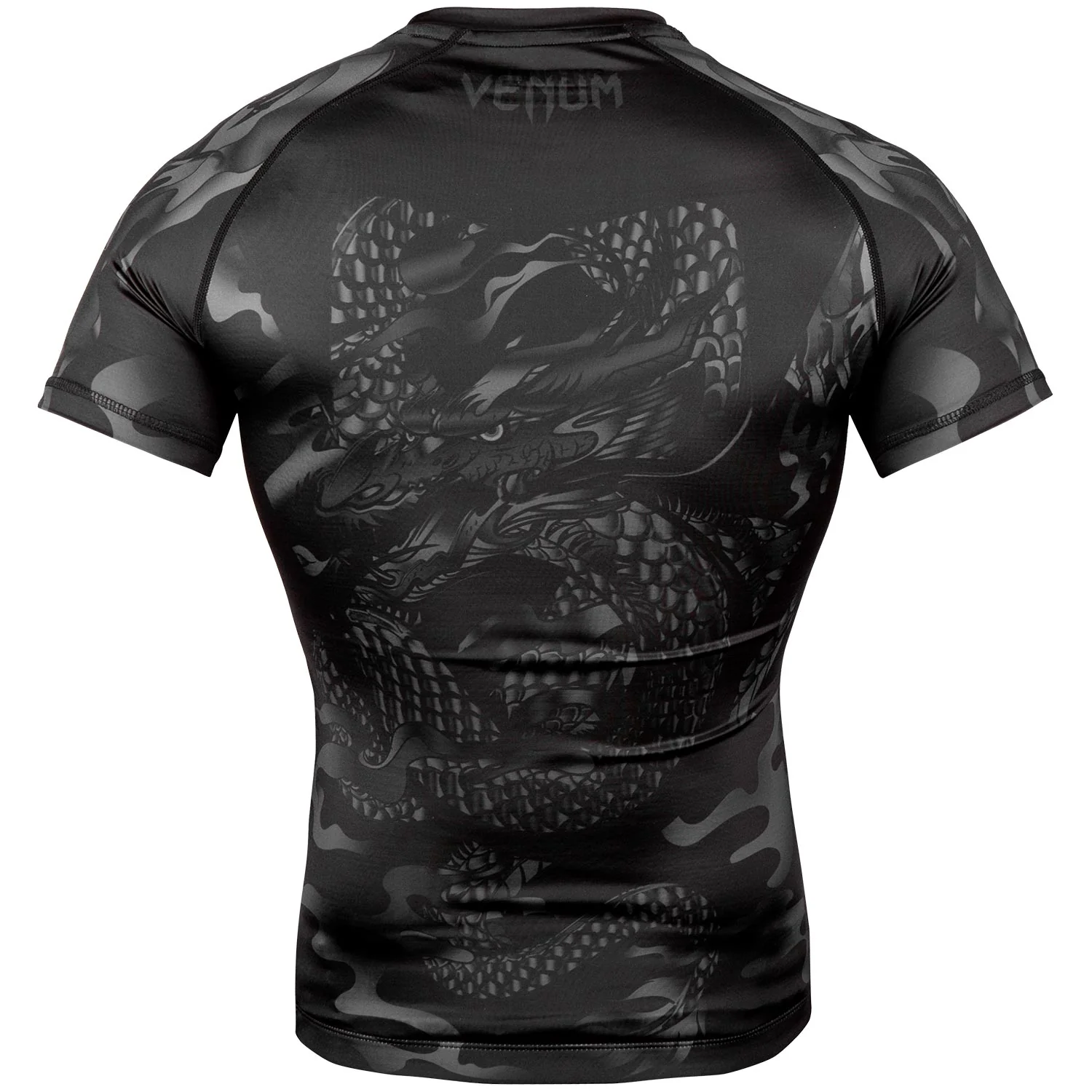 Rashguard Venum Dragon's Flight - Manches courtes - Noir/Noir – Image 4