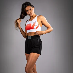 Brassière de Sport Venum x RWS 2.0 – Blanc/Rouge