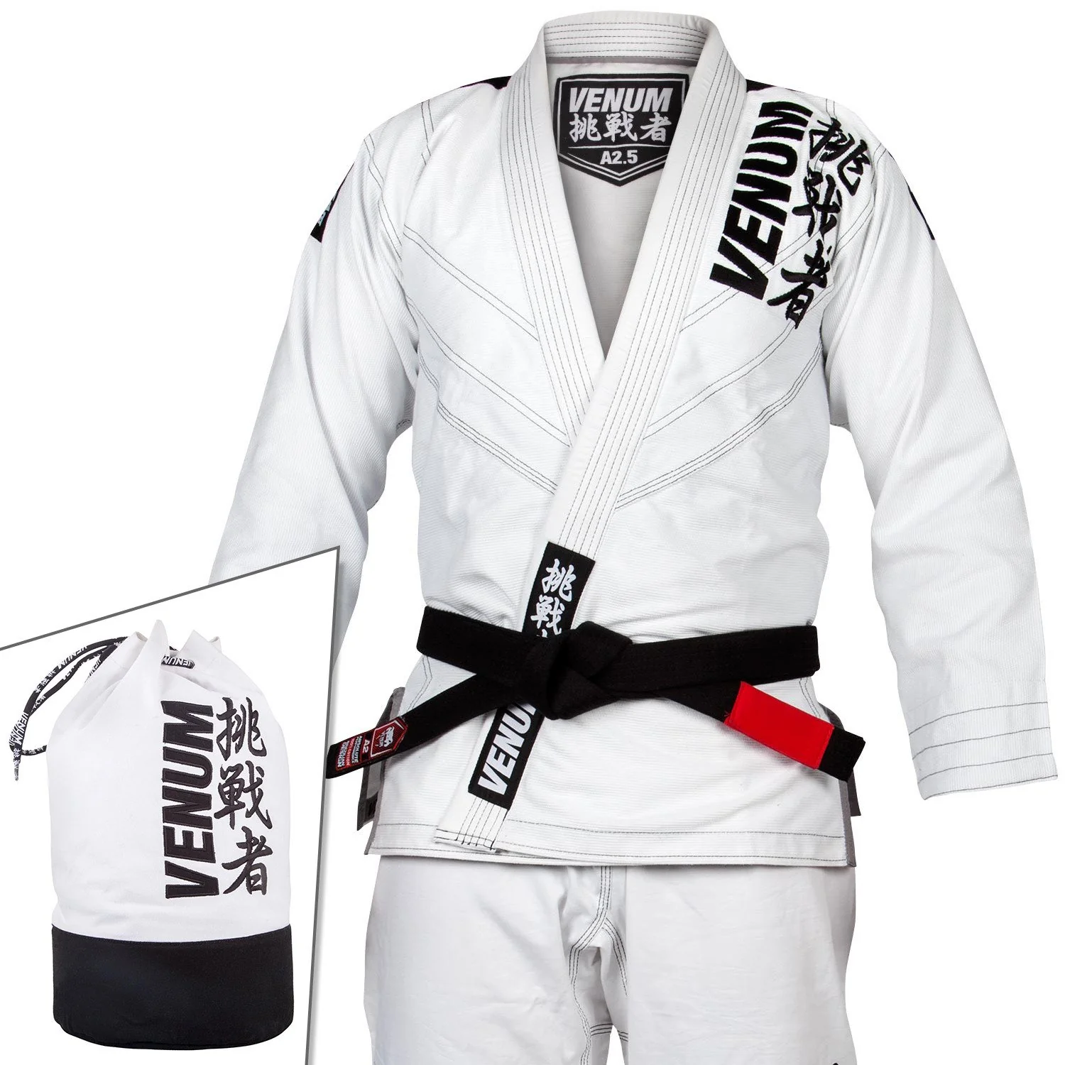 Kimono de JJB Venum Challenger 4.0 + Sac de transport - Blanc