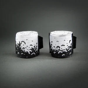 Bandes de Boxe Venum Bats Night – Noir/Blanc