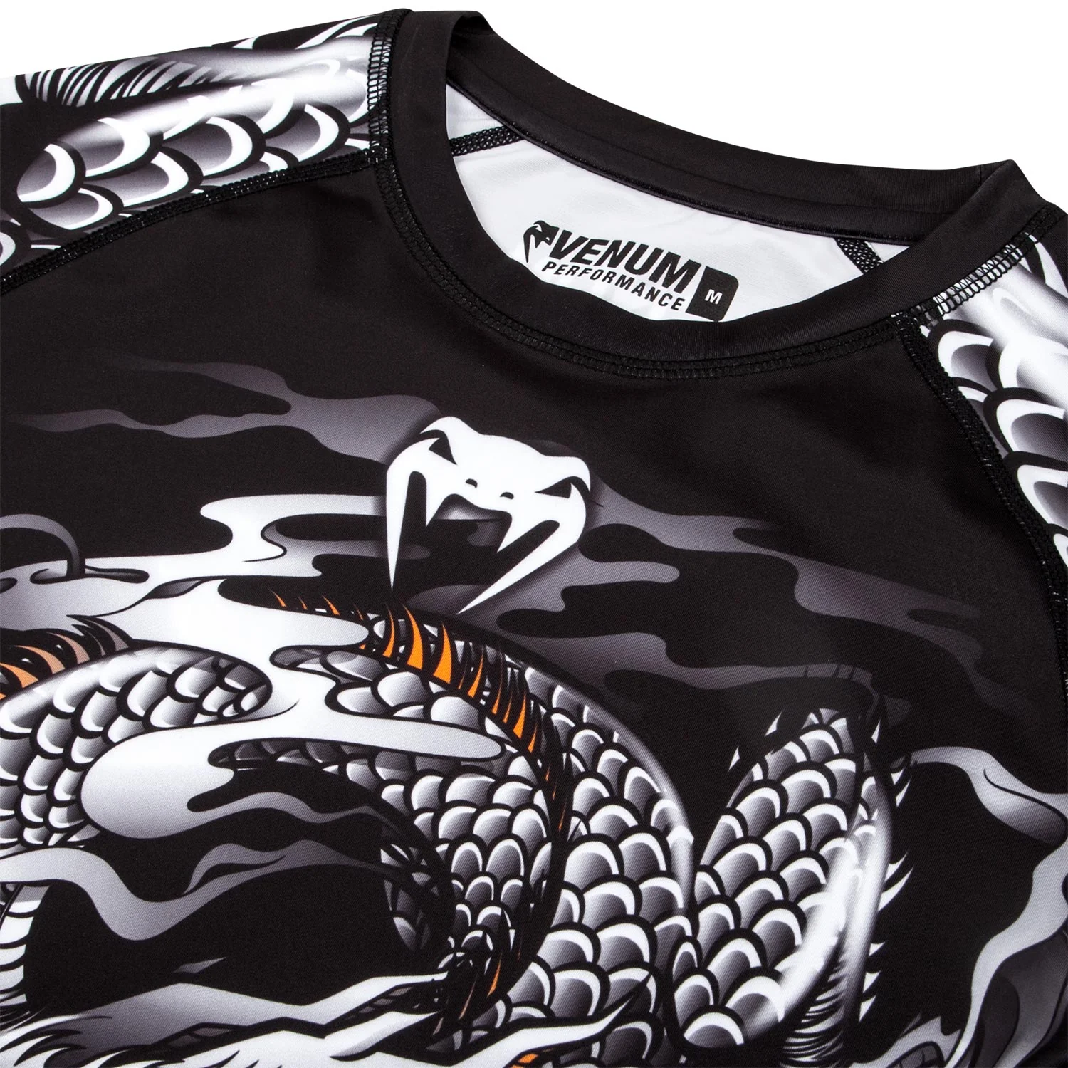 Rashguard Venum Dragon's Flight - Manches longues - Noir/Blanc – Image 5