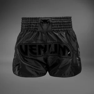 Shorts de Muay Thai Venum Inferno - Noir/Noir
