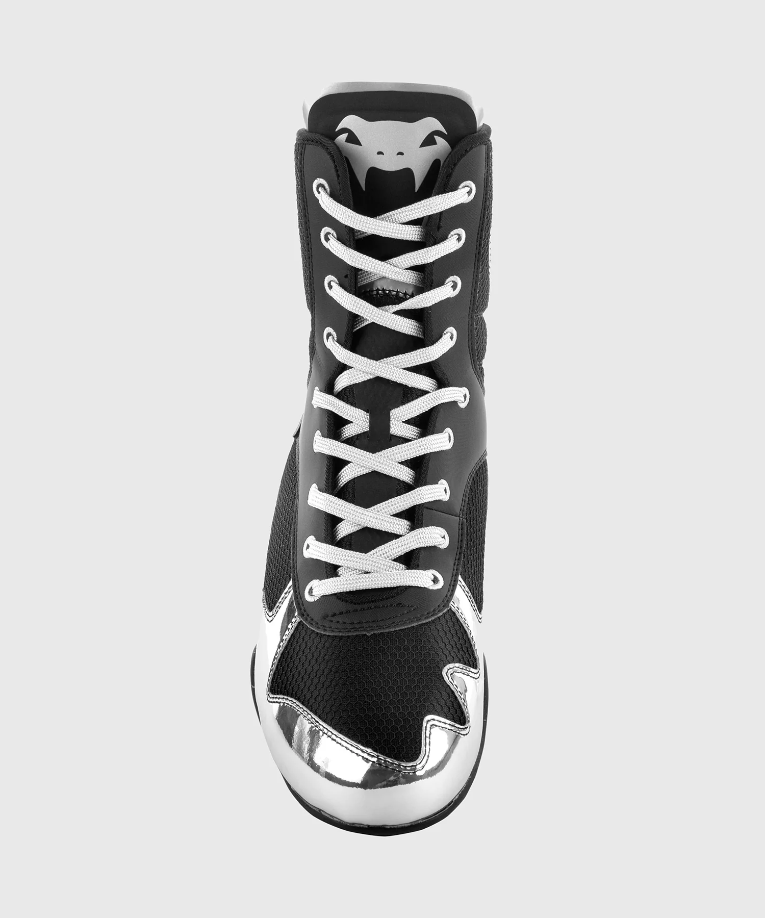 Chaussures de boxe Venum Elite - Noir/Argent – Image 6