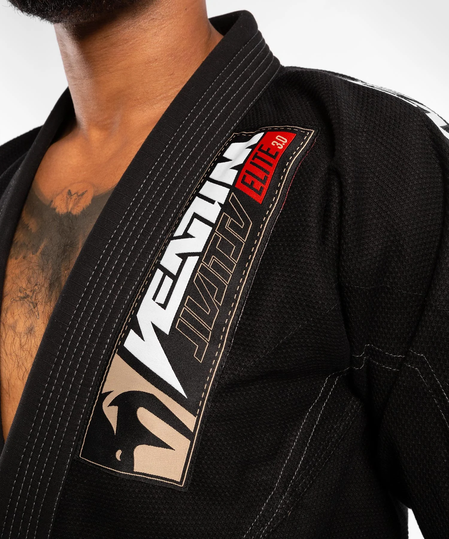 Kimono de BJJ Venum Elite 3.0 - Noir – Image 4