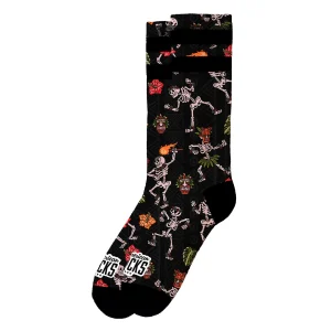 Chaussettes American Socks Dancing Skeletons