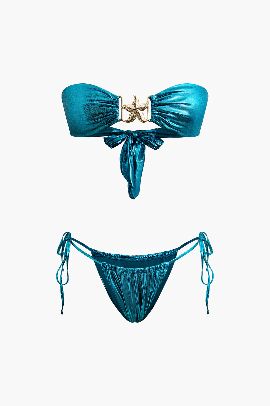 Bikini métallique avec empiècement étoile – Image 3