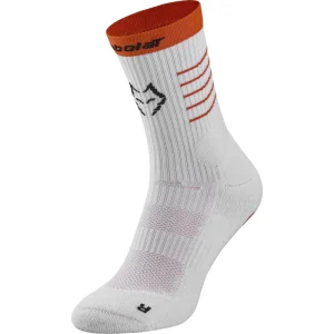 Chaussettes Babolat Mid-Calf Socks Juan Lebron Blanc 2026