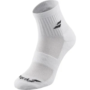 Chaussettes Babolat Quarter Pack x3 Blanc