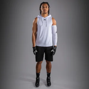 Sweat à capuche Dry Tech sans manches Venum Elite - Blanc