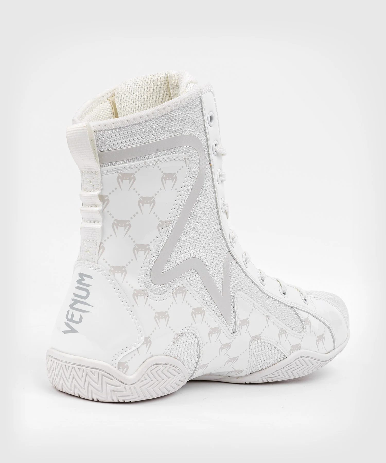 Chaussures de boxe Venum Elite Evo Monogram - Blanc/Blanc Cassé – Image 5