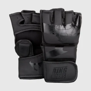 Gants de MMA Ringhorns Charger - Noir/Noir