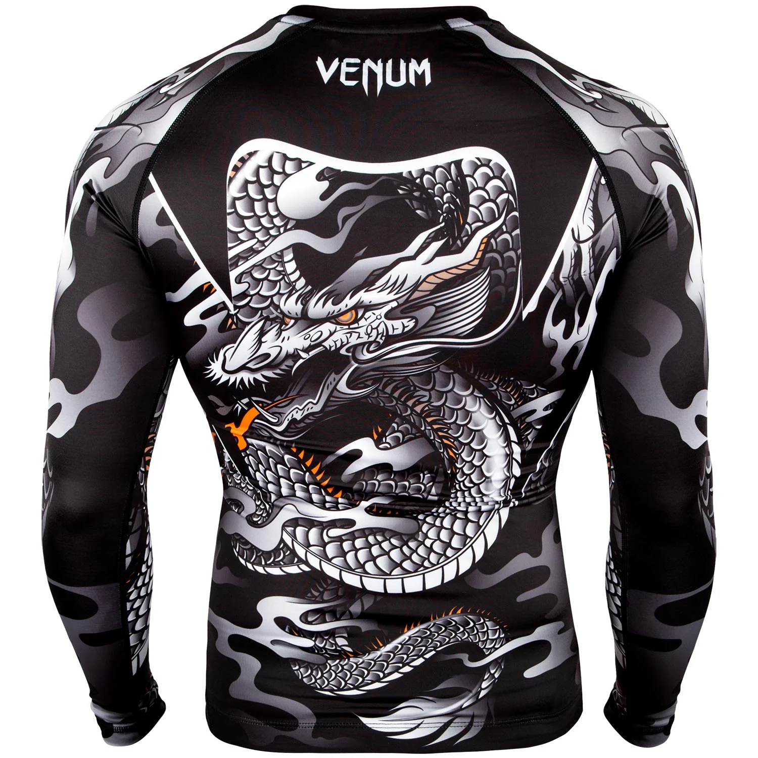 Rashguard Venum Dragon's Flight - Manches longues - Noir/Blanc – Image 4