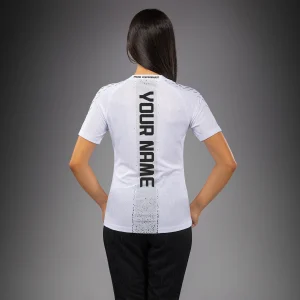 Maillot Officiel Walkout Femme Personnalisé UFC Zenith by Venum Authentic Fight Night - Blanc