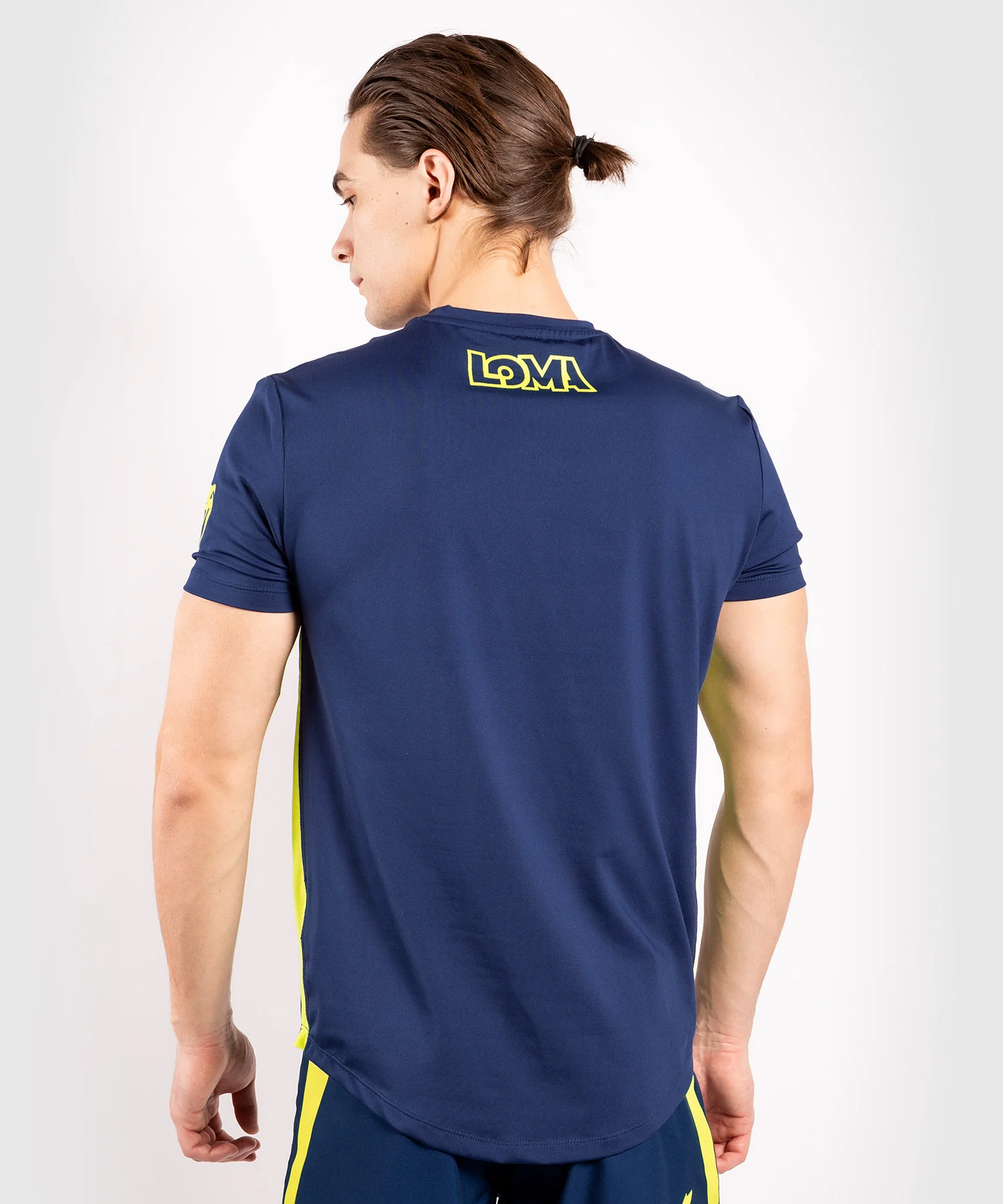 T-shirt Dry Tech Venum Origins - Bleu/Jaune – Image 4