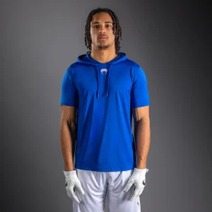 Sweat à capuche à manches courtes Dry Tech Venum Elite - Bleu Royal