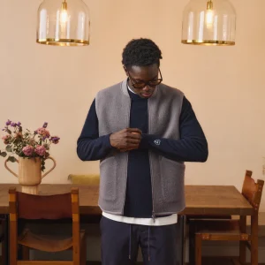 GILET SANS MANCHE ARTHUR - GREY MELANGE