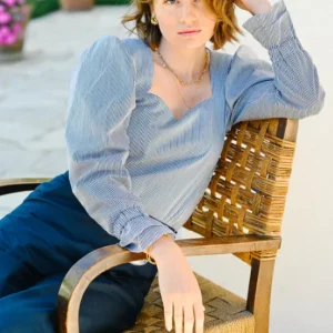 Blouse - EUPHRASIE MARINE