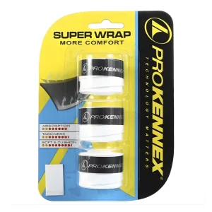 Surgrips Pro Kennex Super Wrap Blanc x3