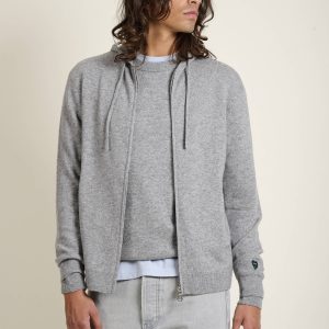 VESTE ZIPPÉE AUDRAN - GREY MELANGE